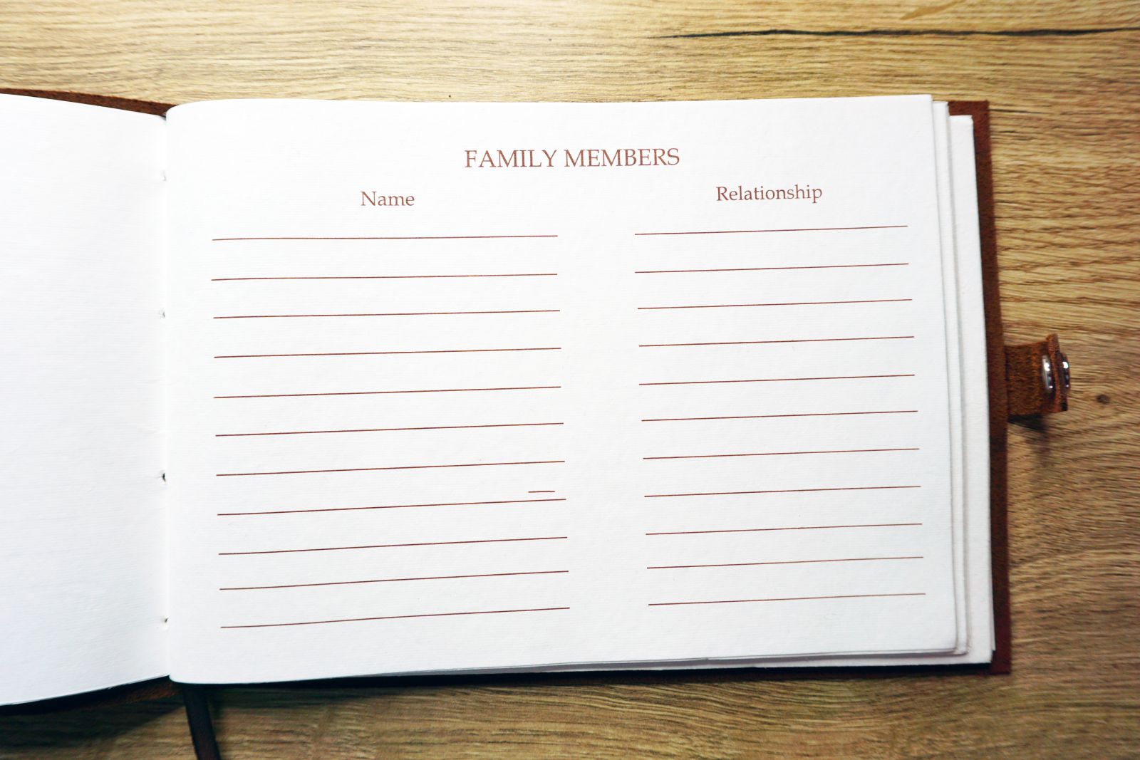Family members page