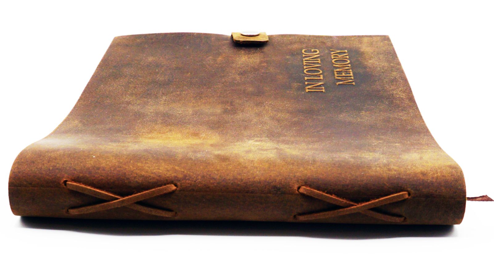 Hand-stitched leather spine — Classic