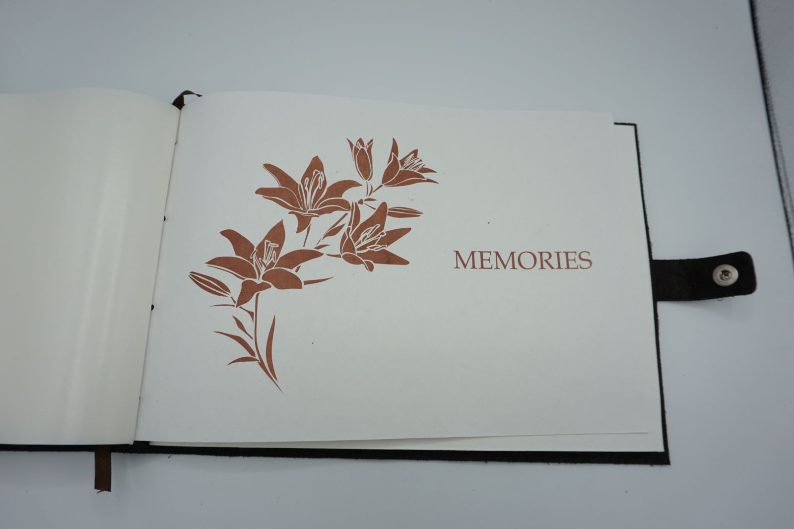 Memories cards and album layout